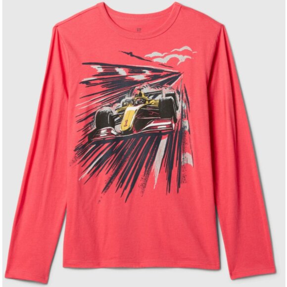 Gap Kids Boys Formula 1 Long Sleeve Top Size XL (12) NWT - Picture 1 of 3